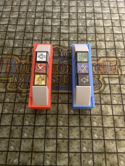 Yugioh Dungeon Dice Monsters Custom Counters + Dice Display Case + 3 Dice (BLUE) - Image 5