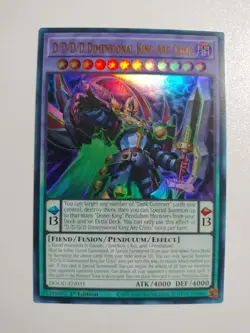 YU-GI-OH D/D/D/D Dimensional King Arc Crisis DOOD-EN035 Ultra Rare First Edition - Image 1