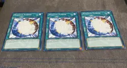 YUGIOH! x3 Miracle Fusion LDS3-EN106 Yu-Gi-Oh! 3x NM 1st Ed FAST SHIP COMMON NM - Image 1