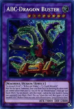 *** ABC-DRAGON BUSTER *** SECRET RARE (LP) LCKC-EN059 YUGIOH! - Image 1