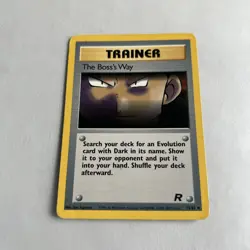 Pokemon Card: The Boss's Way 73/82 Team Rocket Set Rare! EXC - Image 1