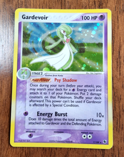 Pokemon TCG Gardevoir EX Battle Stadium card 7/109 holo rare 2004 LP - Image 1