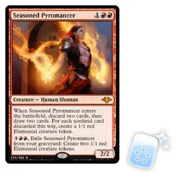 SEASONED PYROMANCER Modern Horizons Magic MTG MINT CARD - Image 1