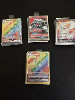 100 Lot Sr HR Holo Pokemon Chinese Card Alt Art Reshiram gyarados macham -SQ - Image 2