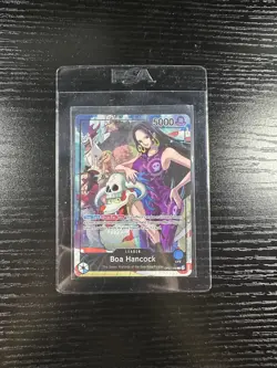 Boa Hancock Sealed Leader Card PSA Magazine Promo One Piece Full Art Holo Foil - Image 1