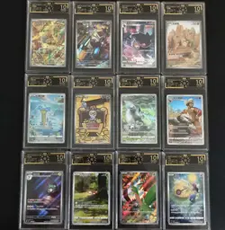 12 Lot [OCD 10] Pokemon Tcg Chinese Card AR Art Rare Gimmighou Absol lapras SQ - Image 1