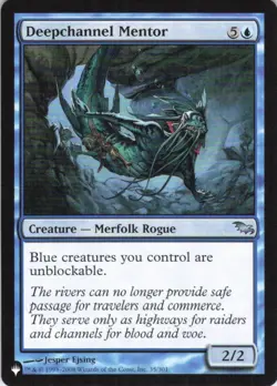 MTG Deepchannel Mentor (35/301) | NM | The List {LST} - Image 1