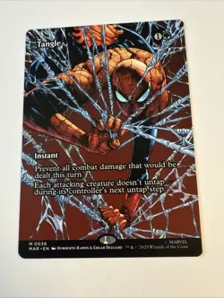 MTG Magic Spiderman Tangle 0038 Regular (Borderless) Marvels Spider-Man - Image 1