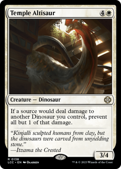 Temple Altisaur [The Lost Caverns of Ixalan Commander] Magic MTG - Image 1