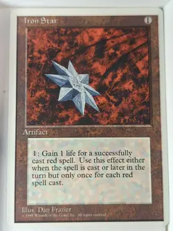 Iron Star - 4th Edition Core Set - Magic the Gathering MTG Nice! - Image 1