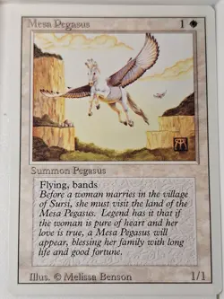 Mesa Pegasus - Revised Edition Core Set - Magic the Gathering MTG Nice! - Image 1
