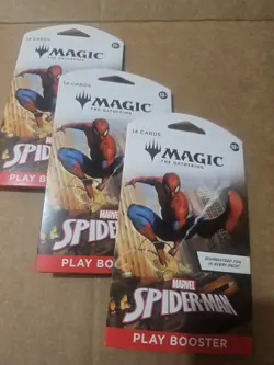 MTG: Magic The Gathering Marvel Spider-Man Play Sleeved Booster Pack 🔥 - Image 1