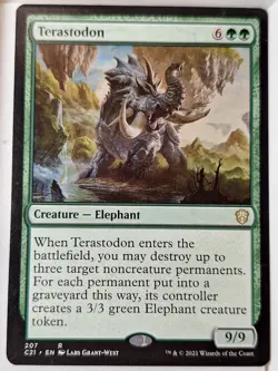 Terastodon - Commander: 2021 - Magic the Gathering MTG Nice! - Image 1