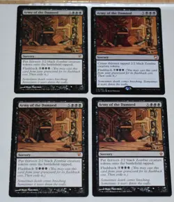 4x Army of the Damned Various Editions Black Rare Sorcery - Image 1