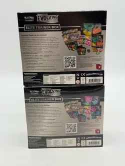 Lot of (2) Pokemon TCG SWSH Evolving Skies Elite Trainer Boxes SEALED - Image 3