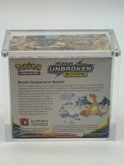 Pokemon TCG Sun & Moon Unbroken Bonds Booster Box w/Acrylic Case - Image 3