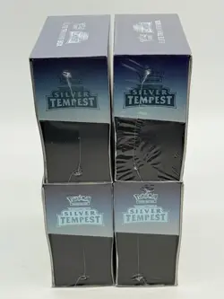 Lot of (4) Pokemon TCG SWSH Silver Tempest Elite Trainer Boxes SEALED - Image 3