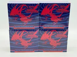 Lot of (4) Pokemon TCG SWSH Darkness Ablaze Elite Trainer Boxes SEALED - Image 1