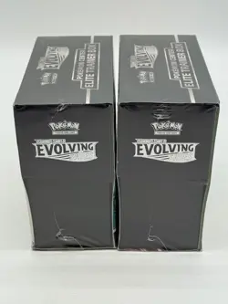 Lot of (2) Pokemon Center Exclusive Evolving Skies Elite Trainer Boxes SEALED - Image 2