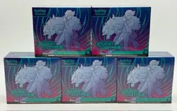 Lot of (5) Pokemon TCG Journey Together Elite Trainer Boxes SEALED - Image 1