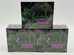 Lot of (3) Pokemon Center Exclusive Shrouded Fable Elite Trainer Boxes SEALED - Image 1