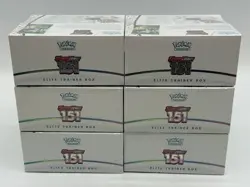 Lot of (6) Pokemon TCG 151 MEW EN Elite Trainer Boxes SEALED - Image 5