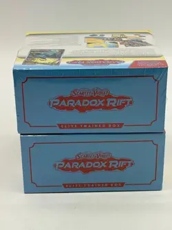 Lot of (2) Pokemon TCG Paradox Rift Elite Trainer Boxes SEALED - Image 5