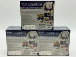 Lot of (3) Pokemon TCG Sun & Moon Elite Trainer Boxes - Image 3