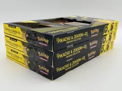 Lot of (3) Pokemon Pikachu & Zekrom - GX Premium Collection Boxes - Image 4