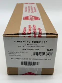 Pokemon TCG Mega Evolutions ME01 Booster Box Case (6 Boxes) SEALED - Image 1