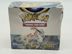 Pokemon TCG SWSH Brilliant Stars Booster Box (36 Packs) SEALED - Image 1