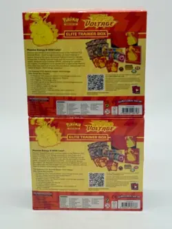 Lot of (2) Pokemon TCG SWSH Vivid Voltage Elite Trainer Boxes SEALED - Image 2