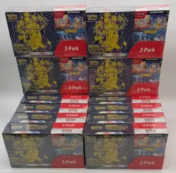 Lot of (14) Pokemon Surging Sparks ETB & Booster Bundle Costco 2-pack Sealed - Image 1