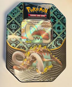 Pokemon TCG: SV Paldean Fates Great Tusk ex Tin - Image 2