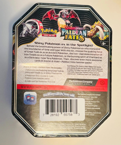 Pokemon TCG: SV Paldean Fates Great Tusk ex Tin - Image 3