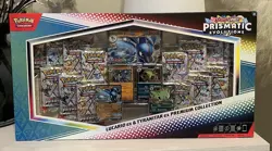 PRISMATIC EVOLUTIONS Lucario EX and Tyranitar EX Premium Collection Sam’s Club - Image 1