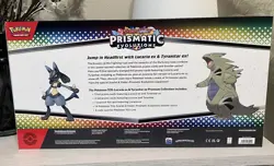 PRISMATIC EVOLUTIONS Lucario EX and Tyranitar EX Premium Collection Sam’s Club - Image 2