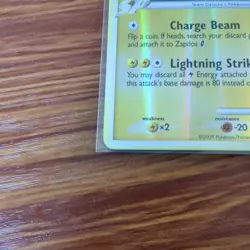 Pokemon Platinum Arceus Zapdos Holo 12/99 - Image 5