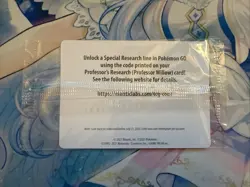 Pokemon TCG en Promo Card Professor's Research Willow Sealed Mispack / Misprint - Image 4