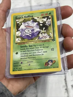 Koga's Koffing 79/132 Unlimited Pokemon Gym Challenge NM/MT Common Vintage Card - Image 2