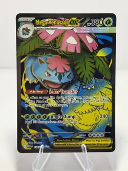 Pokemon TCG Mega Venusaur ex 155/132 2025 Mega Evolution Ultra Rare Card - NM - Image 1
