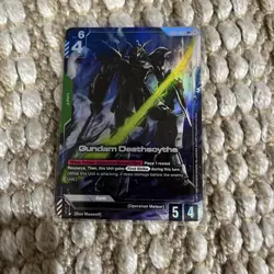 Gundam Card Game Gundam Deathscythe GD01-025 LR+ - Image 1