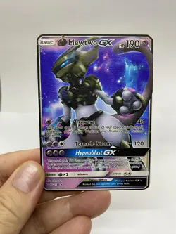 Mewtwo GX Gold Metal Pokemon Card-Collectible Gift Display！Christmas LIKE - Image 2