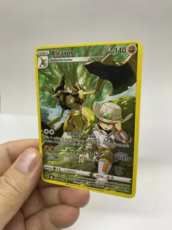 Kleavor Gold Metal Pokemon Card-Collectible Gift Display！Christmas LIKE - Image 3