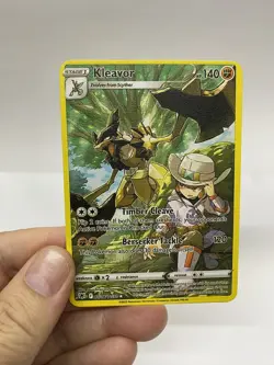 Kleavor Gold Metal Pokemon Card-Collectible Gift Display！Christmas LIKE - Image 5
