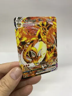 Charizard Vmax Gold Metal Pokemon Card-Collectible Gift Display!Christmas LIKE - Image 3