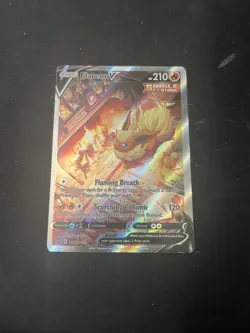 Flareon V SWSH179 Sword & Shield Black Star Promo Holo Pokemon Card NM/Mint - Image 1