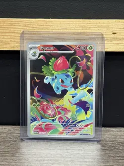 2025 Pokemon Mega Evolution Ivysaur Illustration Rare 134/132 Card NM - Image 1