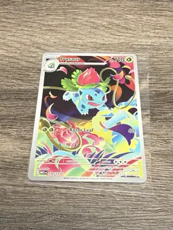 2025 Pokemon Mega Evolution Ivysaur Illustration Rare 134/132 Card NM - Image 2