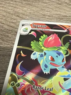 2025 Pokemon Mega Evolution Ivysaur Illustration Rare 134/132 Card NM - Image 3